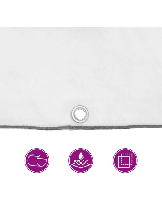 Čirá plachta s oky 10x12 m polyethylen