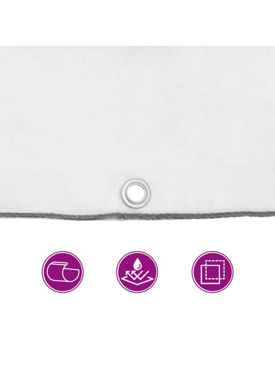 Čirá plachta s oky 12x12 m polyethylen
