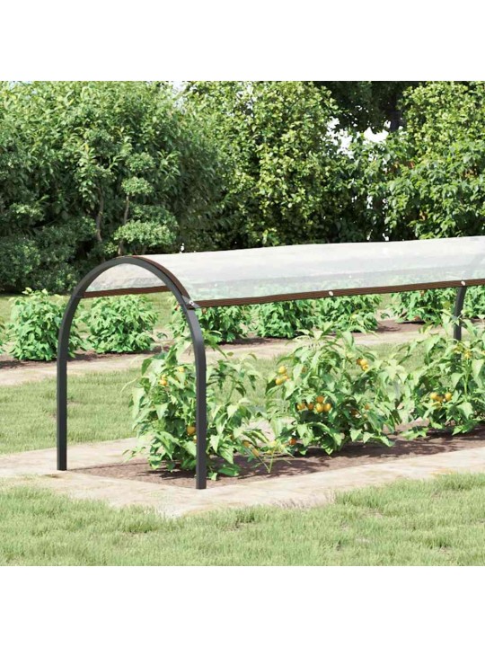 Čirá plachta s oky 1x6 m polyethylen