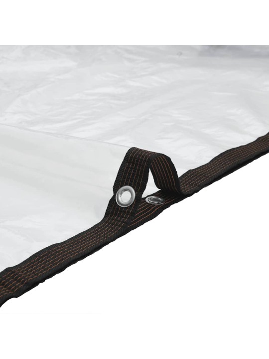 Čirá plachta s oky 2x2 m polyethylen