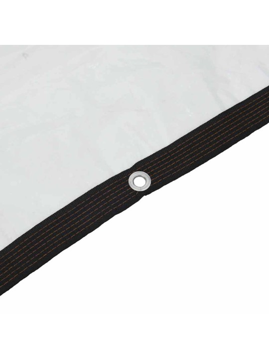 Čirá plachta s oky 2x8 m polyethylen
