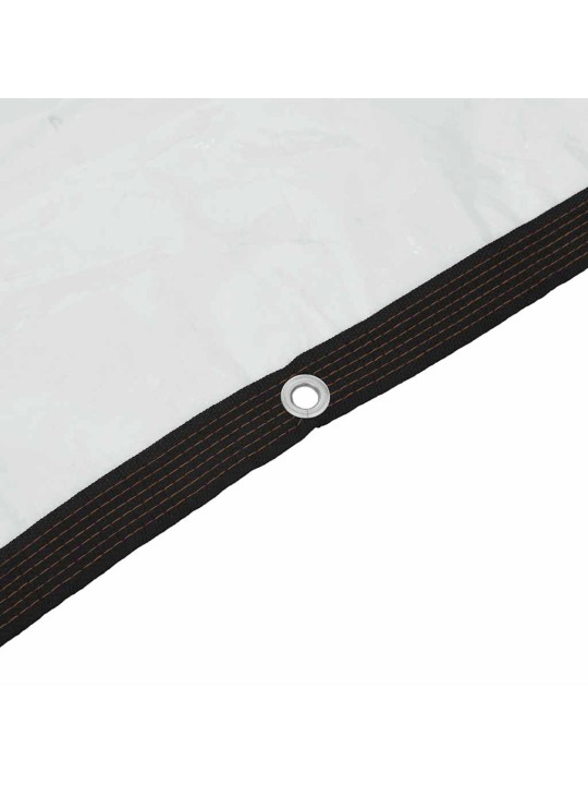 Čirá plachta s oky 2x12 m polyethylen