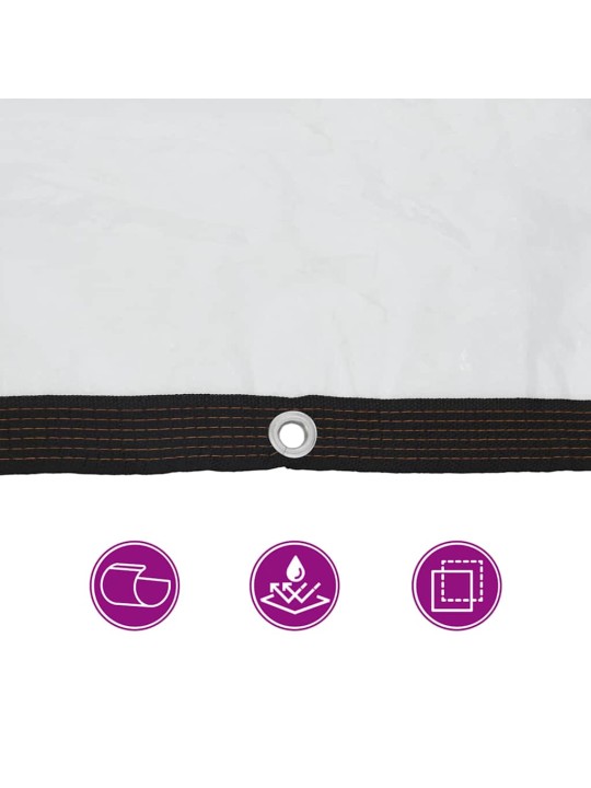 Čirá plachta s oky 2x12 m polyethylen