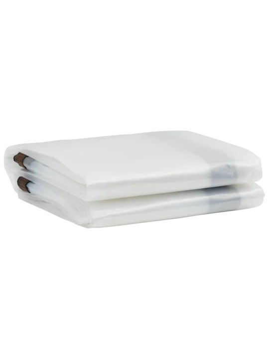 Čirá plachta s oky 3x8 m polyethylen