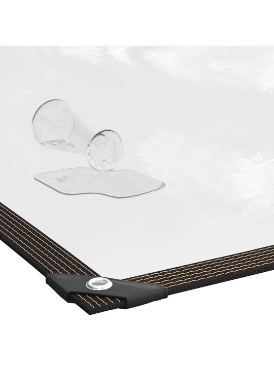 Čirá plachta s oky 3x12 m polyethylen