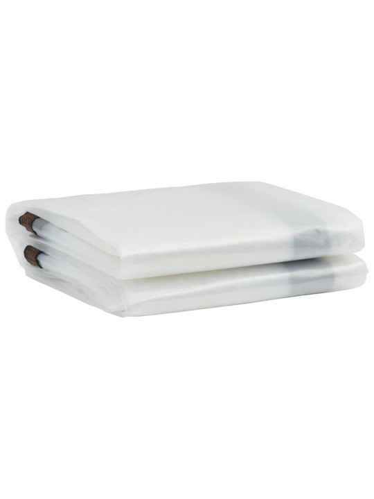 Čirá plachta s oky 4x8 m polyethylen