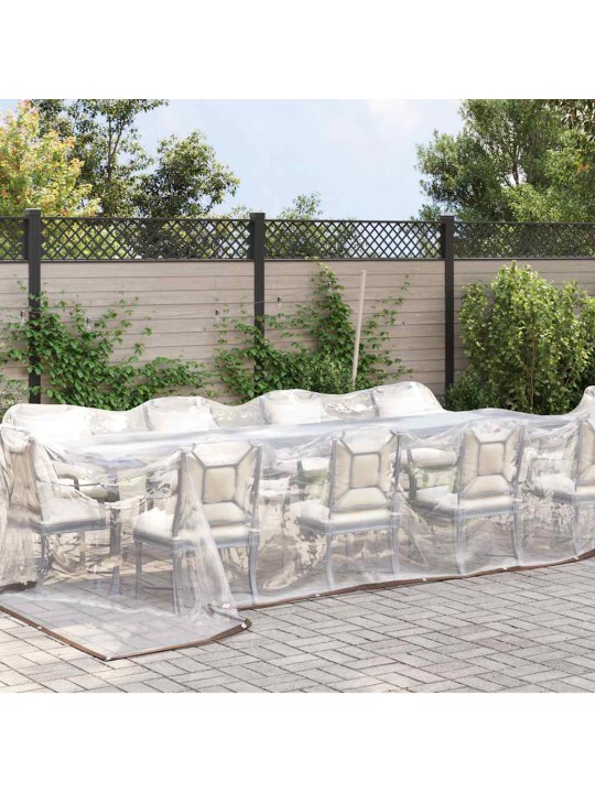 Čirá plachta s oky 4x12 m polyethylen