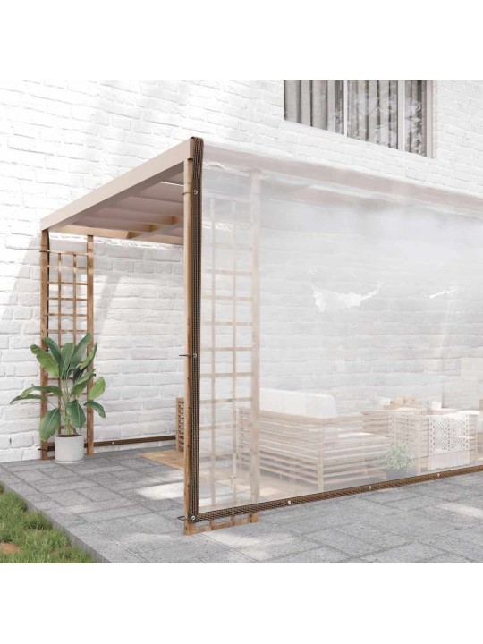 Čirá plachta s oky 8x12 m polyethylen