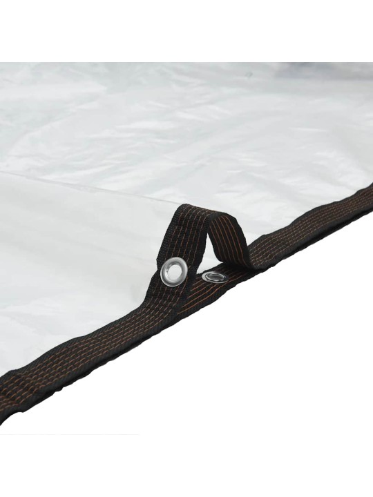 Čirá plachta s oky 10x12 m polyethylen
