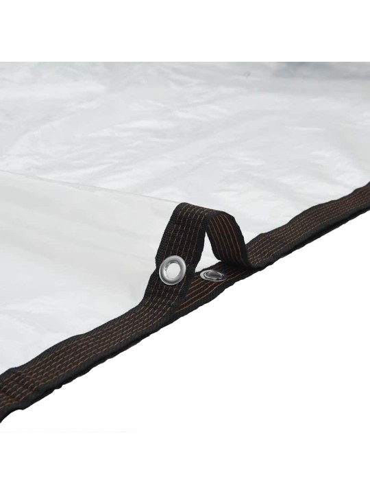 Čirá plachta s oky 12x12 m polyethylen