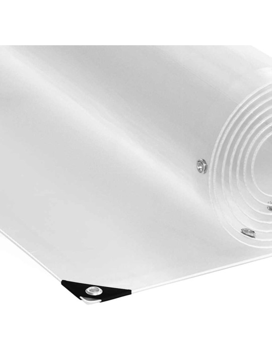 Čirá plachta s oky 1x3 m pvc