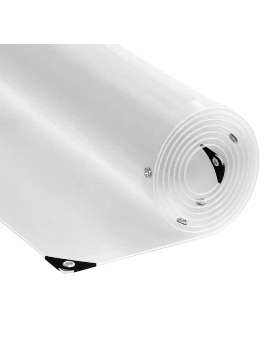 Čirá plachta s oky 1x12 m pvc