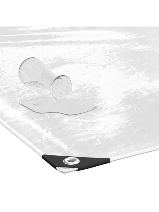 Čirá plachta s oky 1x12 m pvc