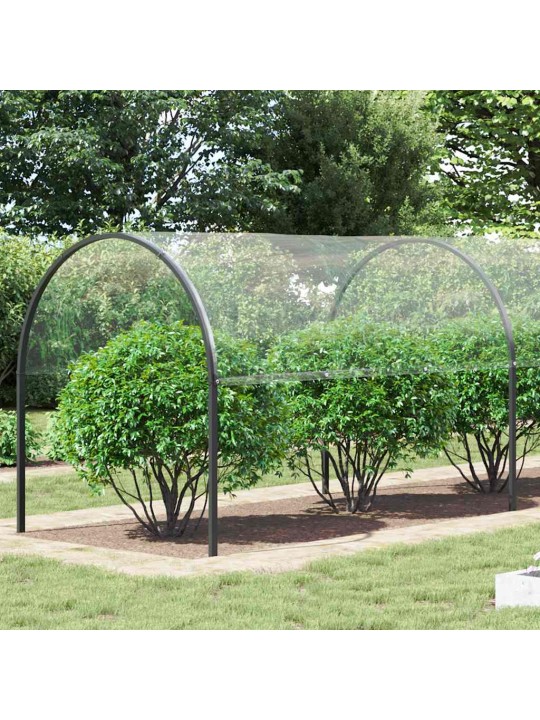 Čirá plachta s oky 4x12 m pvc