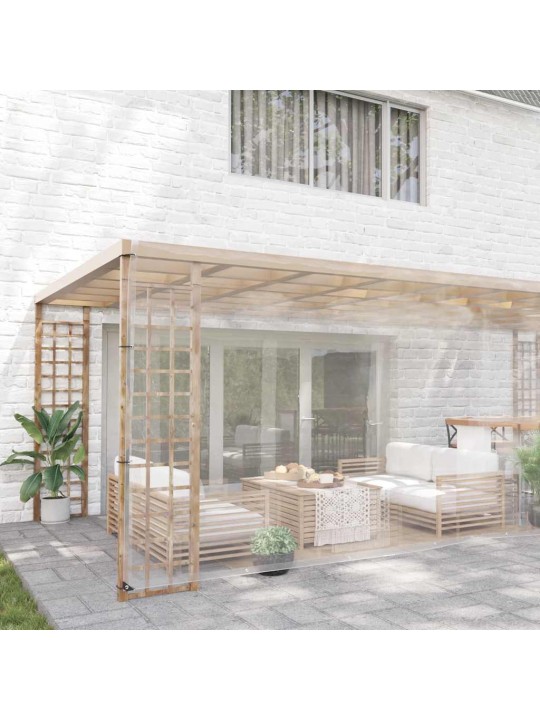 Čirá plachta s oky 6x8 m pvc