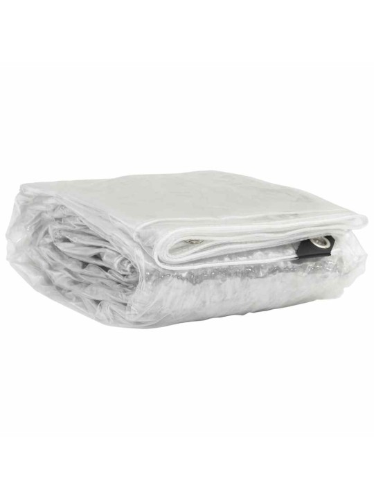 Čirá plachta s oky 8x8 m pvc