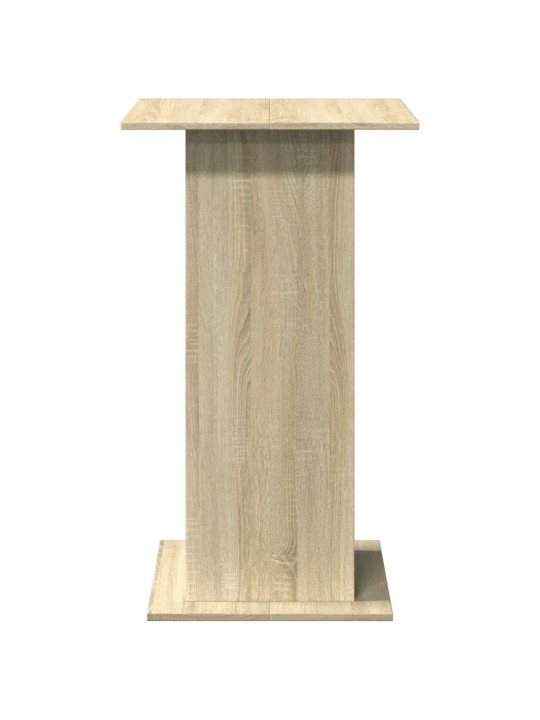 Barový stůl s úložným prostorem dub sonoma 60 x 60 x 102 cm