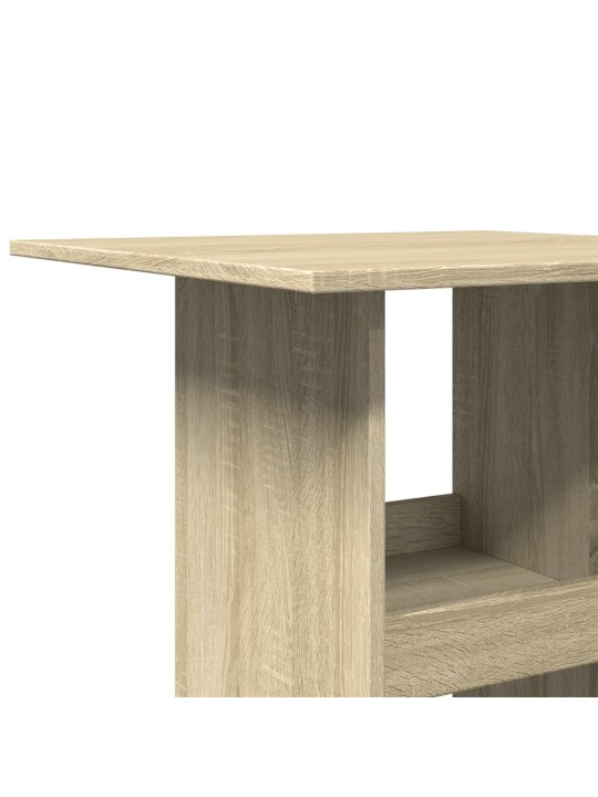 Barový stůl s úložným prostorem dub sonoma 60 x 60 x 102 cm