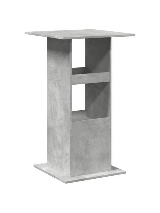 Barový stůl s úložným prostorem betonově šedý 60 x 60 x 102 cm