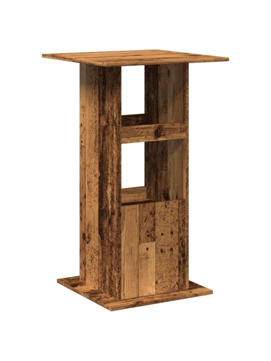 Barový stůl s úložným prostorem old wood 60 x 60 x 102 cm