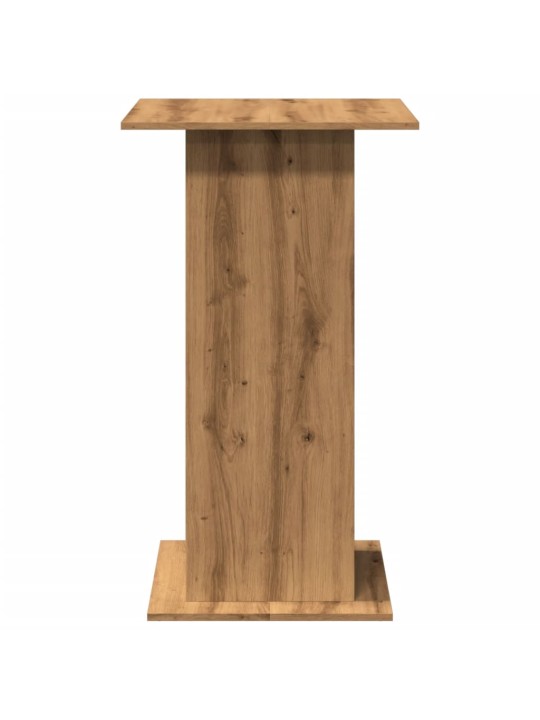 Barový stůl s úložným prostorem dub artisan 60 x 60 x 102 cm