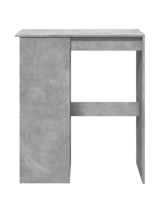 Barový stůl s regály betonově šedý 90x47,5x103,5 cm kompozit
