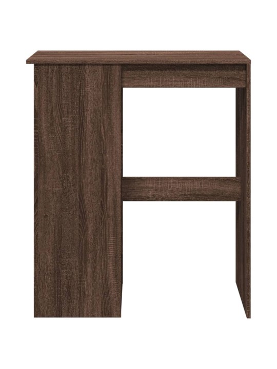 Barový stůl s regály hnědý dub 90 x 47,5 x 103,5 cm kompozit
