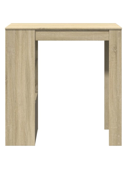 Barový stůl s regály dub sonoma 102 x 50 x 103,5 cm kompozit