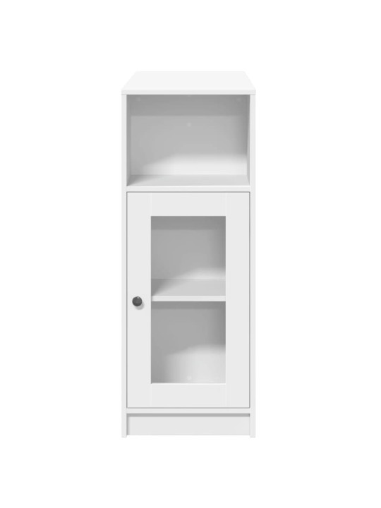 Barový stůl s regály bílý 101 x 40 x 103,5 cm kompozitní dřevo