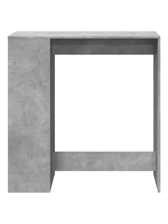 Barový stůl s regály betonově šedý 101 x 40 x 103,5 cm kompozit