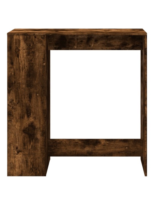 Barový stůl s regály kouřový dub 101 x 40 x 103,5 cm kompozit