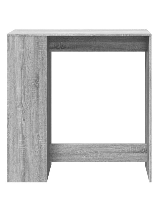 Barový stůl s regály šedý sonoma 101 x 40 x 103,5 cm kompozit
