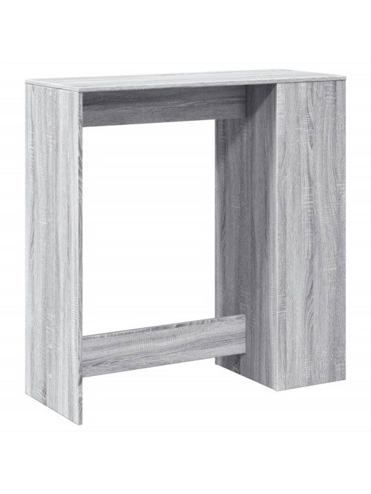 Barový stůl s regály šedý sonoma 101 x 40 x 103,5 cm kompozit