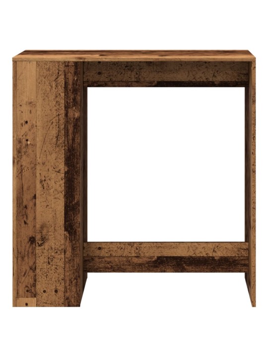 Barový stůl s regály old wood 101x40x103,5 cm kompozitní dřevo