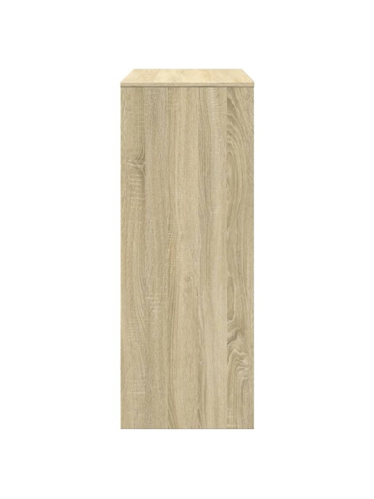 Barový stůl s regály dub sonoma 90 x 40 x 103,5 cm kompozit
