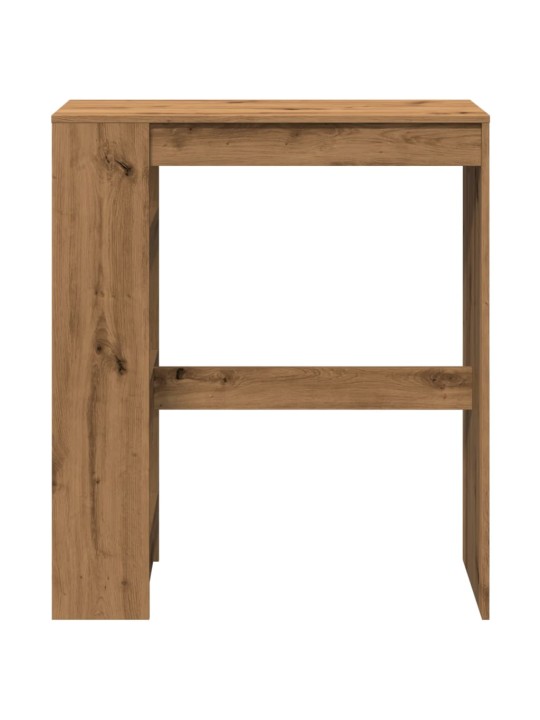Barový stůl s regály dub artisan 90 x 40 x 103,5 cm kompozit