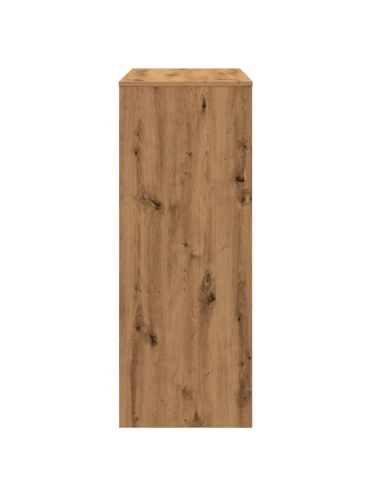 Barový stůl s regály dub artisan 90 x 40 x 103,5 cm kompozit