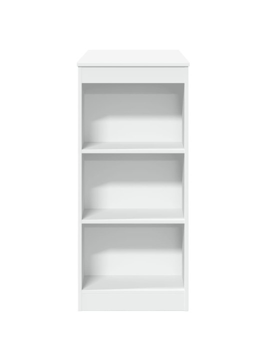 Barový stůl s regály bílý 95 x 47 x 103,5 cm kompozitní dřevo