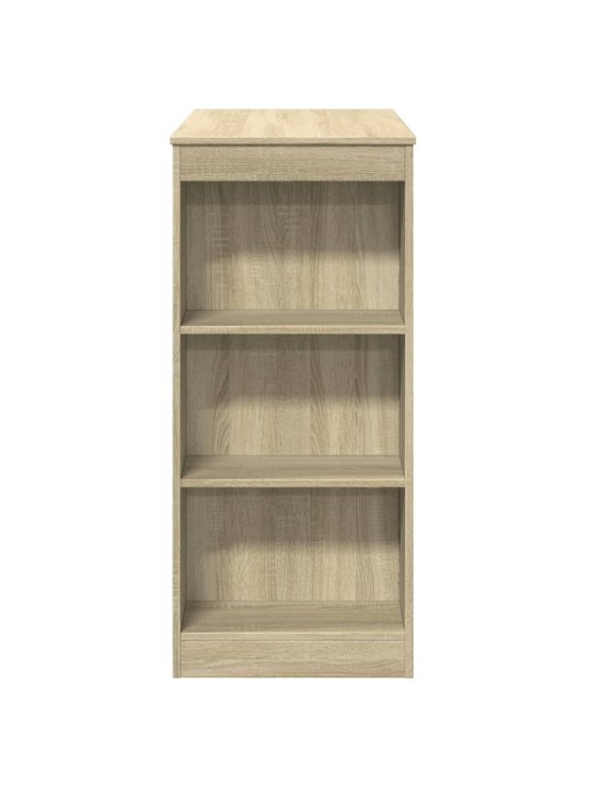 Barový stůl s regály dub sonoma 95 x 47 x 103,5 cm kompozit