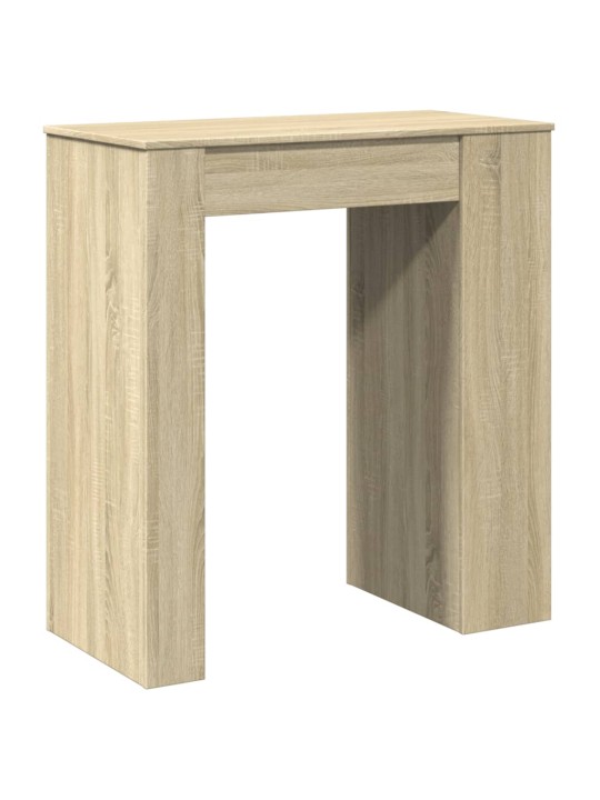 Barový stůl s regály dub sonoma 95 x 47 x 103,5 cm kompozit