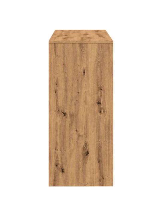 Barový stůl s policí dub artisan 124 x 46 x 103,5 cm kompozit