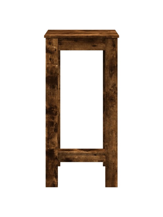 Barový stůl kouřový dub 51 x 50 x 103,5 cm kompozitní dřevo