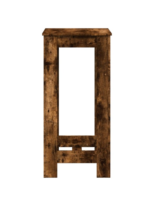 Barový stůl kouřový dub 51 x 50 x 103,5 cm kompozitní dřevo