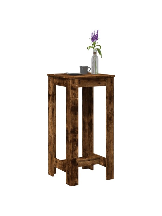 Barový stůl kouřový dub 51 x 50 x 103,5 cm kompozitní dřevo