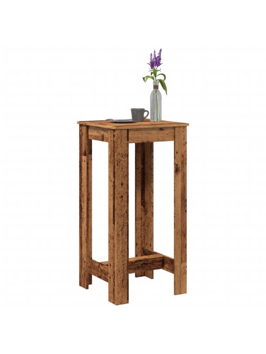 Barový stůl old wood 51 x 50 x 103,5 cm kompozitní dřevo