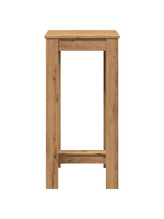 Barový stůl dub artisan 51 x 50 x 103,5 cm kompozitní dřevo