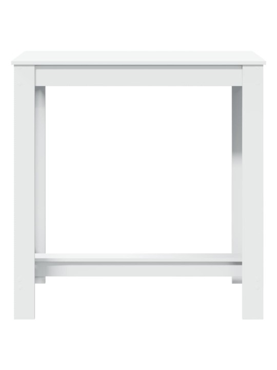 Barový stůl bílý 102 x 50 x 103,5 cm kompozitní dřevo