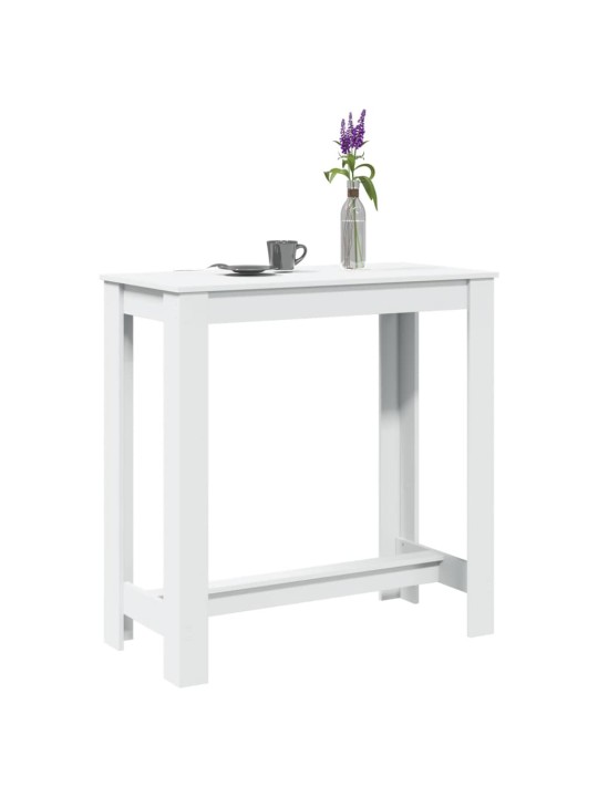 Barový stůl bílý 102 x 50 x 103,5 cm kompozitní dřevo