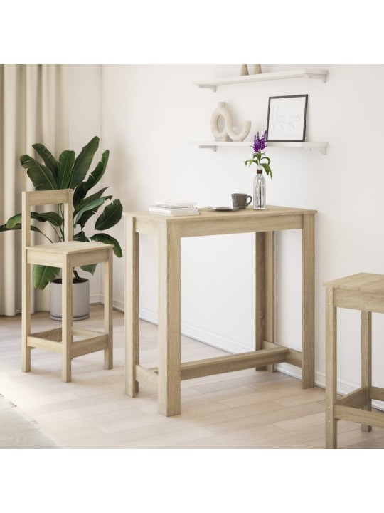 Barový stůl dub sonoma 102 x 50 x 103,5 cm kompozitní dřevo