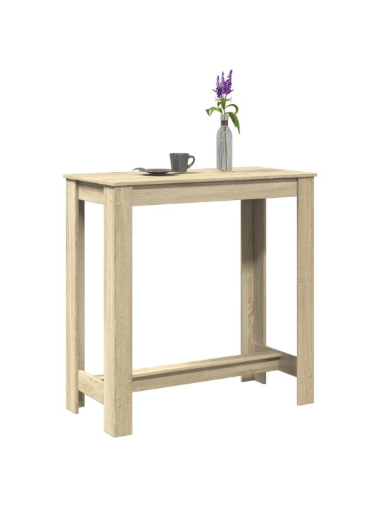 Barový stůl dub sonoma 102 x 50 x 103,5 cm kompozitní dřevo